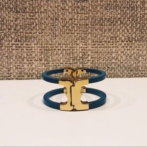 Authentic Tory Burch Gemini Link Resin Hinge Cuff